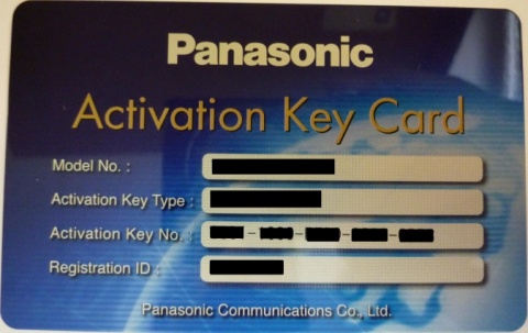 KX-NSM505W Panasonic - licence IP terminálu (NT5xx/HDVxxx) - pro 5 uživatelů, pro KX-NS500/700/1000