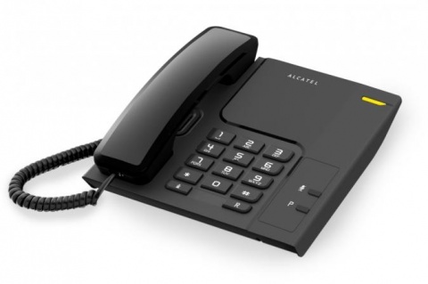 TEMPORIS-26 Alcatel - analogový telefonní přístroj bez displeje v černém provedení