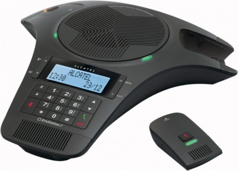 CONFERENCE 1500 ALCATEL Audio-konferenční zařízení s displejem v černém provedení pro analogovou linku