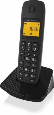 E132 DECT BLK Alcatel - bezdrátový telefon DECT pro analogovou linku