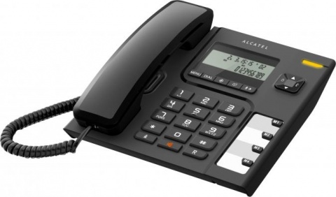 TEMPORIS-56 Alcatel - analogový telefonní přístroj s LCD displejem v černém provedení