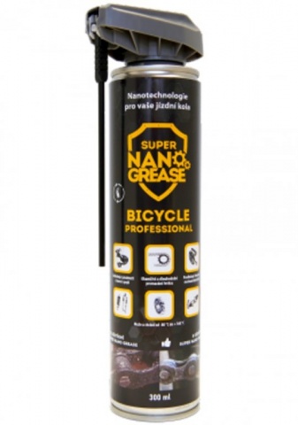 olej NANOPROTECH Bicycle spray na řetězy, rám a další části 300ml