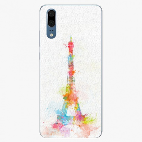 Silikonové pouzdro  - Eiffel Tower - Huawei P20