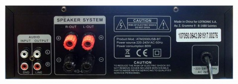 ATM2000USB-BT LTC audio zesilovač