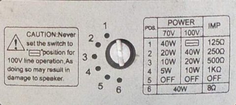 PS640TB BS ACOUSTIC reprosoustava
