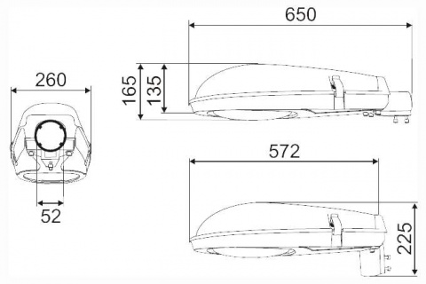 EV 2324 LEDEOS Pouliční LED světlo
