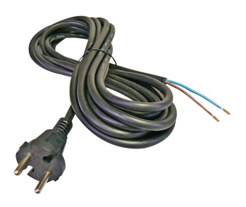 Flexo šňůra gumová 2x1,5mm2 3m černá EMOS S03330