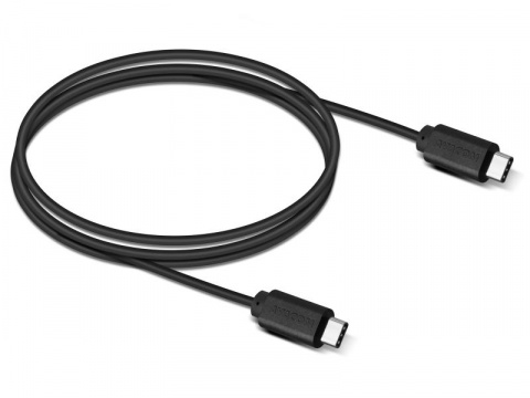Datový a nabíjecí kabel USB Type-C - USB Type-C, 100cm, černá