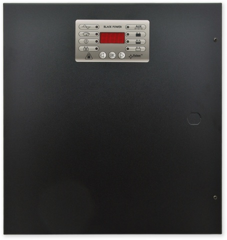 PS-BOX-13V5A18Ah+LCD - zálohovaný zdroj v boxu s detekcí poruch