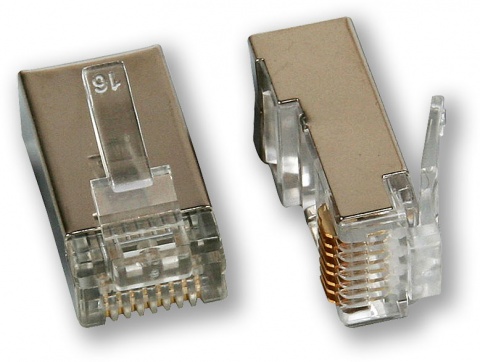 MP-030 C5E/S - konektor, 8P8C, C5E stíněný