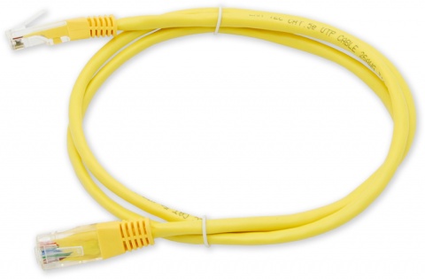 PC-201 C5E UTP/1M - žlutá - propojovací (patch) kabel