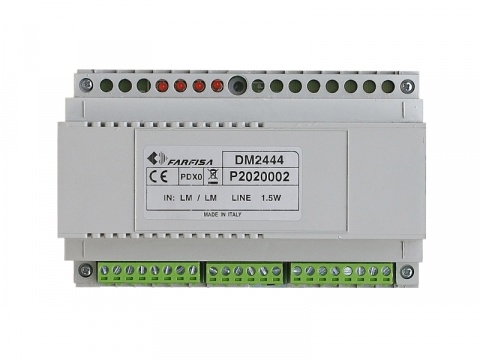 DM2444 - slučovač pro 4 dveřní stanice DUO systém