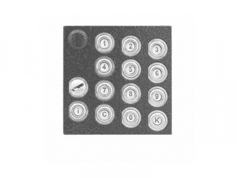4FN 230 94.2/P - kódovač KARAT, 4+n, stříbrná, podsvit, se Z