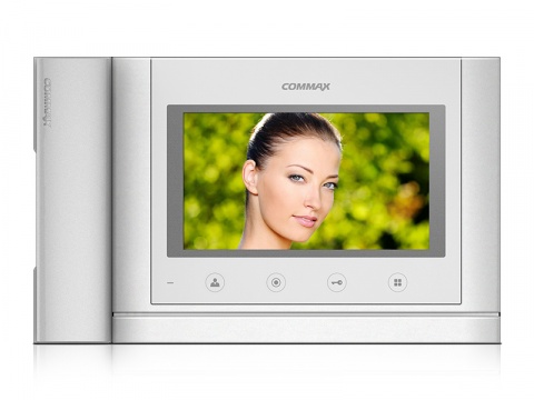 CDV-70MHD bílý - verze 17-30Vdc - videotelefon 7", CVBS, se sluch., 2 vst.