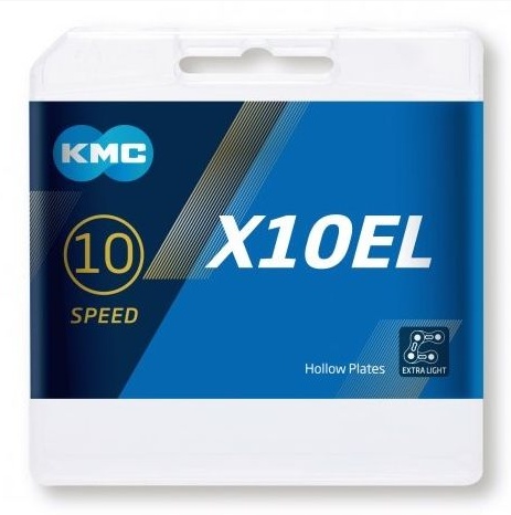 řetěz KMC X10EL stříbrný 114čl. BOX