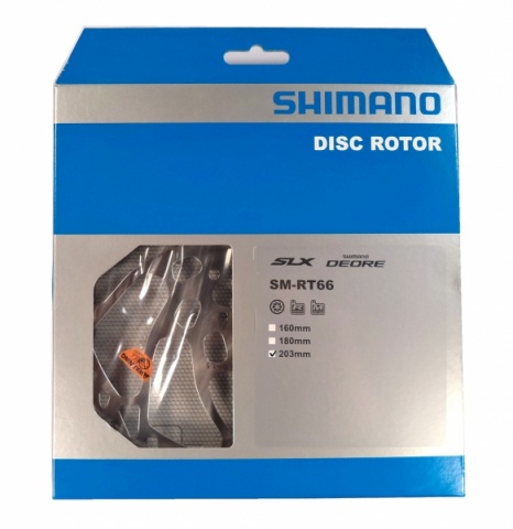 brzdový kotouč Shimano SM-RT66 203mm original balení