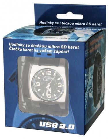 CEL-TEC hodinky s čtečkou na microSD karty