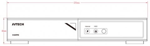 Kamerový set 1x AVTECH NVR AVH1104 a 4x 2MPX IP Bullet kamera AVTECH DGM2103SV + 4x Kabel UTP 1x RJ45 - 1x RJ45 Cat5e 15m!