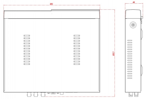 Kamerový set 1x AVTECH NVR AVH1104 a 4x 2MPX IP Bullet kamera AVTECH DGM2103SV + 4x Kabel UTP 1x RJ45 - 1x RJ45 Cat5e 15m!