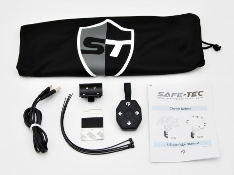 Safe-Tec SK8 White L (58cm - 61cm)