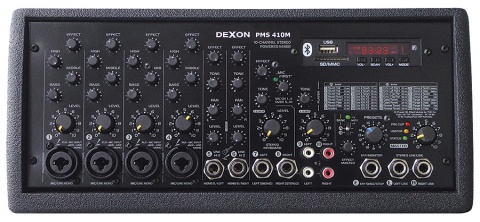 DEXON Výkonový mixážní pult s Mp3 přehrávačem PMS 410