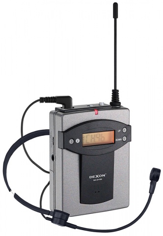 DEXON Bezdrátový systém pro exkurze a tlumočení – vysílač WA 601RB