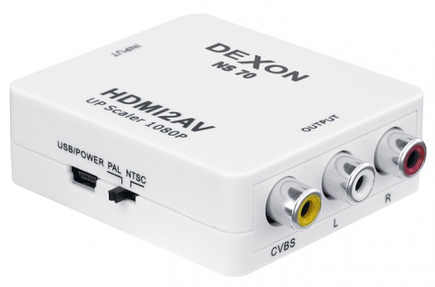 DEXON Konvertor HDMI / RCA audio + CVBS video NS 70
