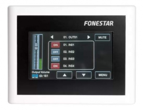 MPX460P Fonestar dálkové ovládání