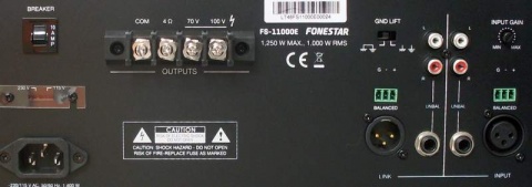 FS11000E Fonestar Zesilovač