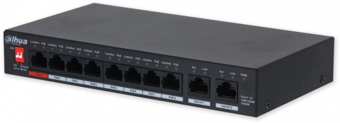 PFS3010-8GT-96-V2 - PoE switch 10/8, 8x Gb PoE/1x Gb LAN, 96W