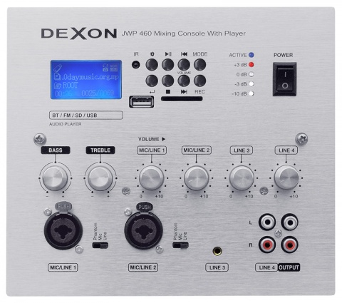DEXON Mixážní konzola s přehrávačem JWP 460