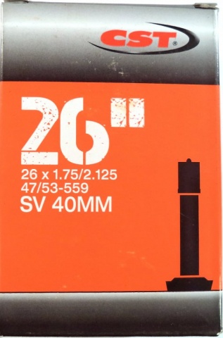 duše CST 26"x1.75-2.125 (47/53-559) AV/33mm