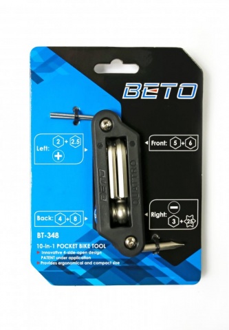 klíče multi BETO BT-348 10v1