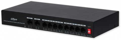 PFS3010-8ET-65 - PoE switch 10/8, 8x PoE/2x uplink, 3af, 3at, 65W