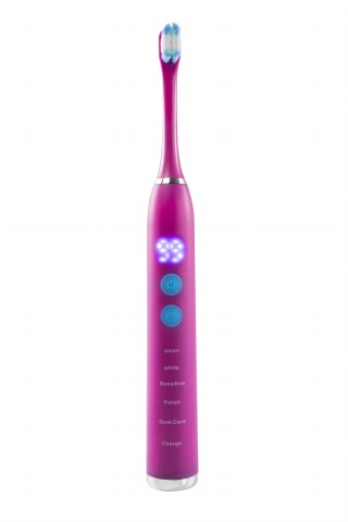 OXE Sonic T1 - Elektrický sonický zubní kartáček, růžový