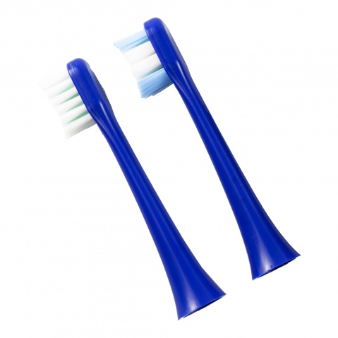Sonický elektrický zubní kartáček OXE Sonic T1 a 2x náhradní hlavice, modrá