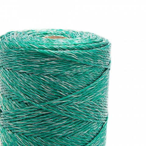 Lanko pro elektrický ohradník, průměr 2,5 mm, zelené, délka 400 m
