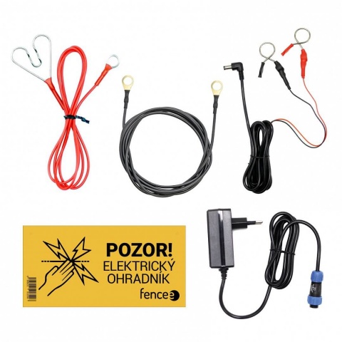 Set elektrického ohradníku pro koně, poníky, psy, skot a proti škůdcům - DUO zdroj - páska 200 m