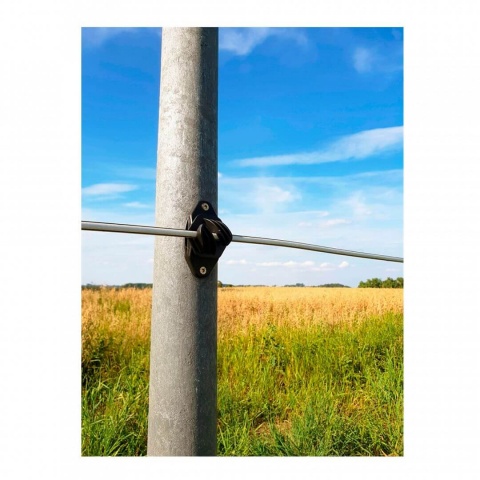 Kůl pro elektrické ohradníky - recyklovaný plast - 6 × 175 cm