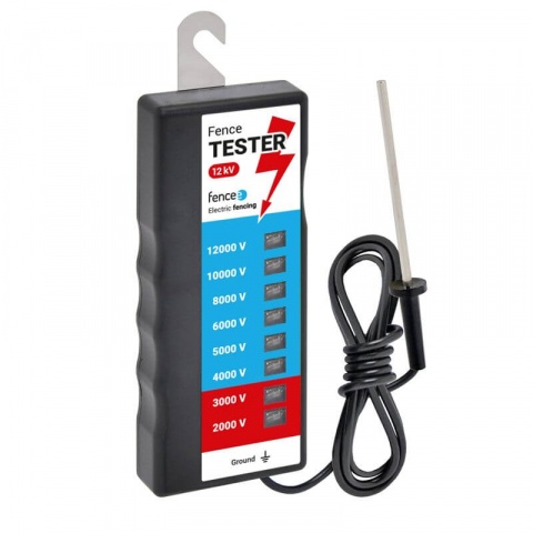 Zkoušečka se zemněním pro elektrický ohradník 12 kV