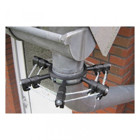 Izolátor pro elektrický ohradník na okap proti kuně, ø 87 - 92 mm
