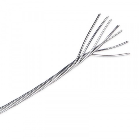 Ocelové lanko pro elektrický ohradník, průměr 1,6 mm, pozinkované, délka 200 m