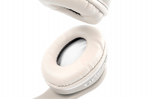 Oxe Bluetooth bezdrátová dětská sluchátka s ouškama, bílá