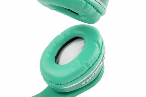 Oxe Bluetooth bezdrátová dětská sluchátka s ouškama, zelená