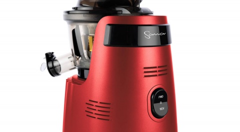 Sana Juicer 868 - vertikální šnekový odšťavňovač, červená