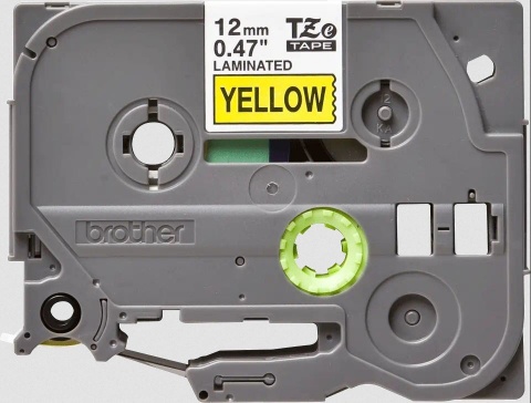 TZE-631 - kazeta s páskou - žlutá / černá, 12 mm, 8 m