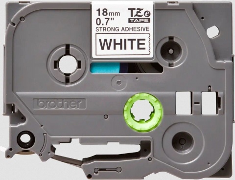 TZE-S241 - kazeta s páskou - bílá / černá, 18 mm, 8 m, profi
