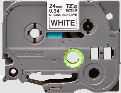 TZE-S251 - kazeta s páskou - bílá / černá, 24 mm, 8 m, profi