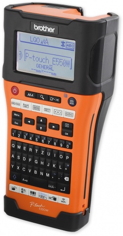 PT-E550WNIVP s kufrem - tiskárna štítků max. 24 mm, WiFi + USB