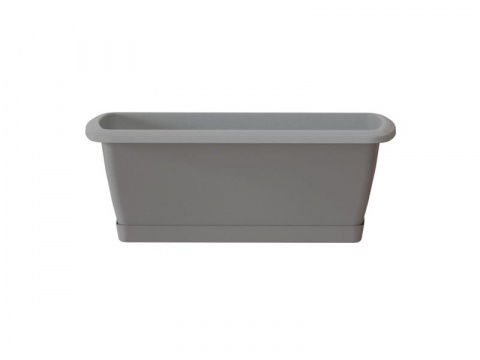 Truhlík s miskou RESPANA SET šedý kámen 88,5cm